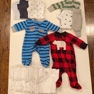 Bundle of Preemie Boy’s Clothes